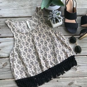 Printed Fringe Tank